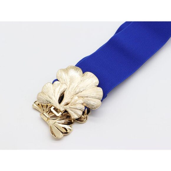 Blue Belt Woman Wide Elastic Belts For Women Dresses Retro Waistband For 2289 - Picture 2 of 3